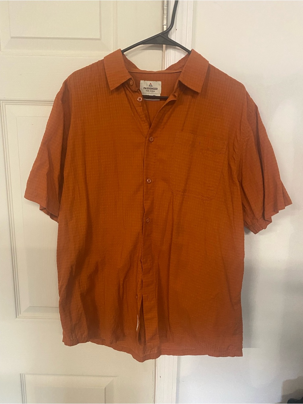 Passenger Lightweight GorpTech Button down - Burnt Orange